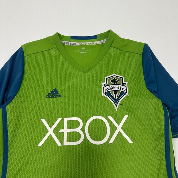 2016-17 Adidas Seattle Sounders MLS Home Kit Youth L - Picture 2 of 5